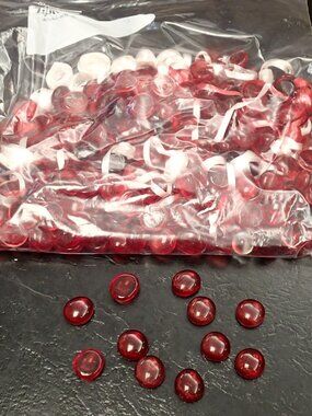 Red Glass Type Decorations